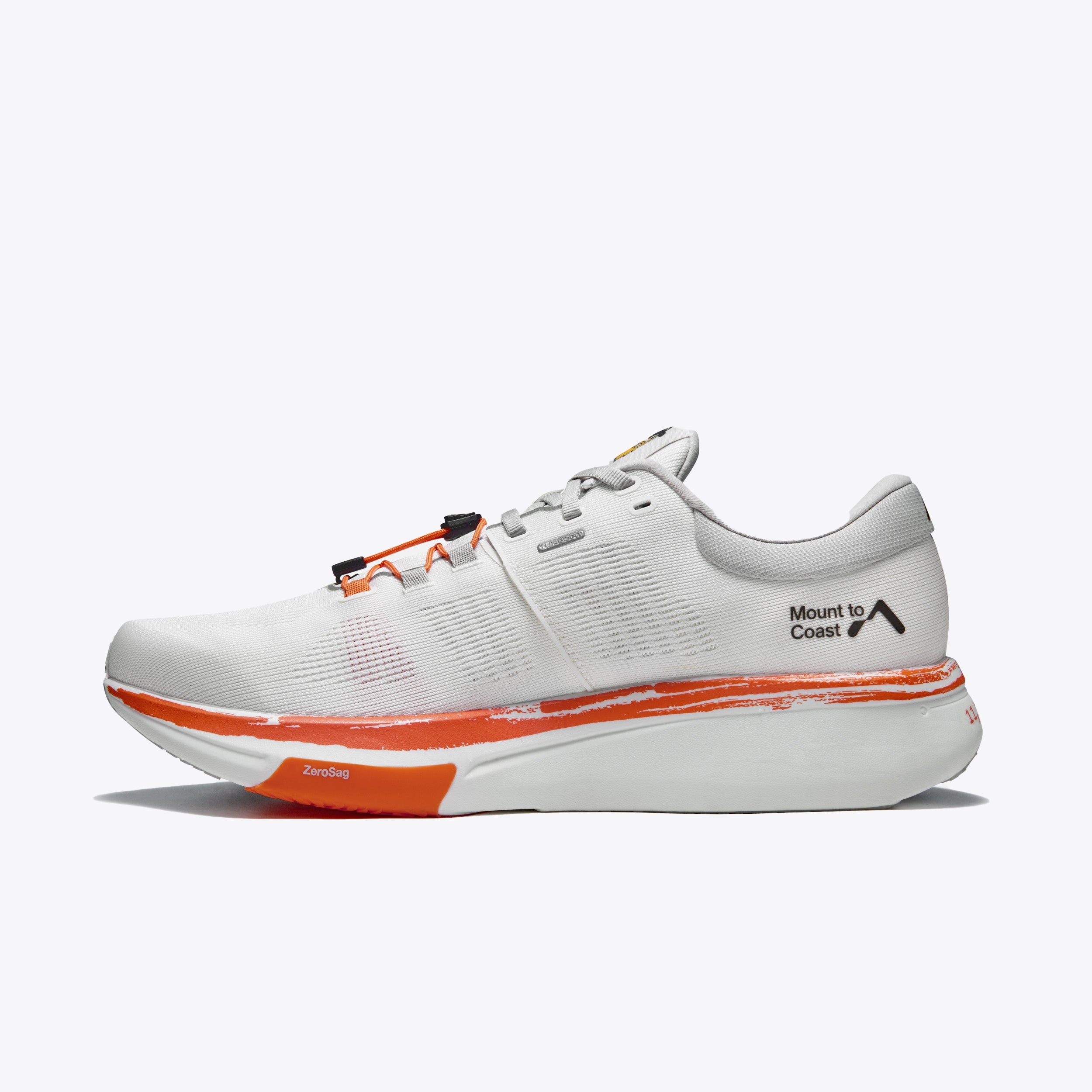 R1 Cam white and orange running shoe by Mount to Coast #Color_cam