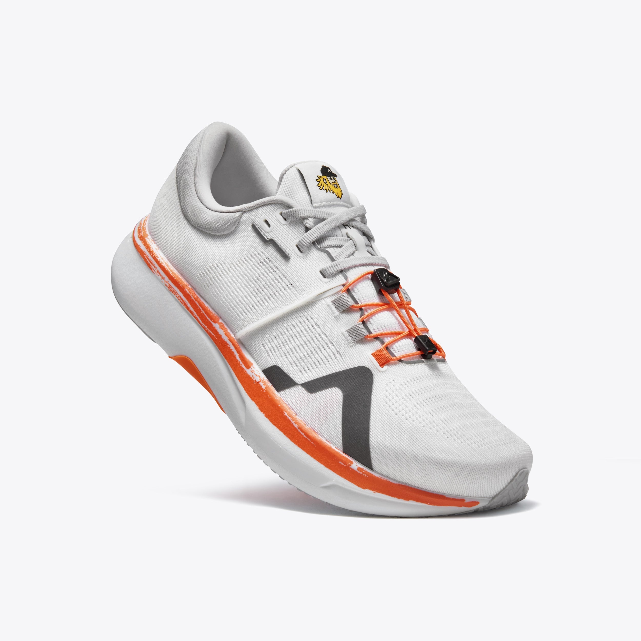 Mount to Coast R1 Cam running shoe, white with orange details #Color_cam