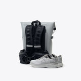 Mount to Coast running shoe and backpack set for urban running