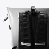 Running backpack detail with 'Run Your Life' text, Mount to Coast