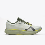 Mount to Coast R1 Agave road running shoe, green and yellow design, LightCELL technology, ideal for multi-day ultramarathons