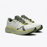 Mount to Coast R1 Agave road running shoes, green and yellow, LightCELL technology for multi-day ultramarathons