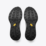 Mount to Coast T1 trail running shoe outsole detail featuring Vibram Megagrip for superior traction.
#Color_tephra