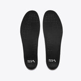 Mount to Coast T1 trail running shoe insoles. Black, with ventilation holes, brand logo. For long-distance trail running.
#Color_tephra