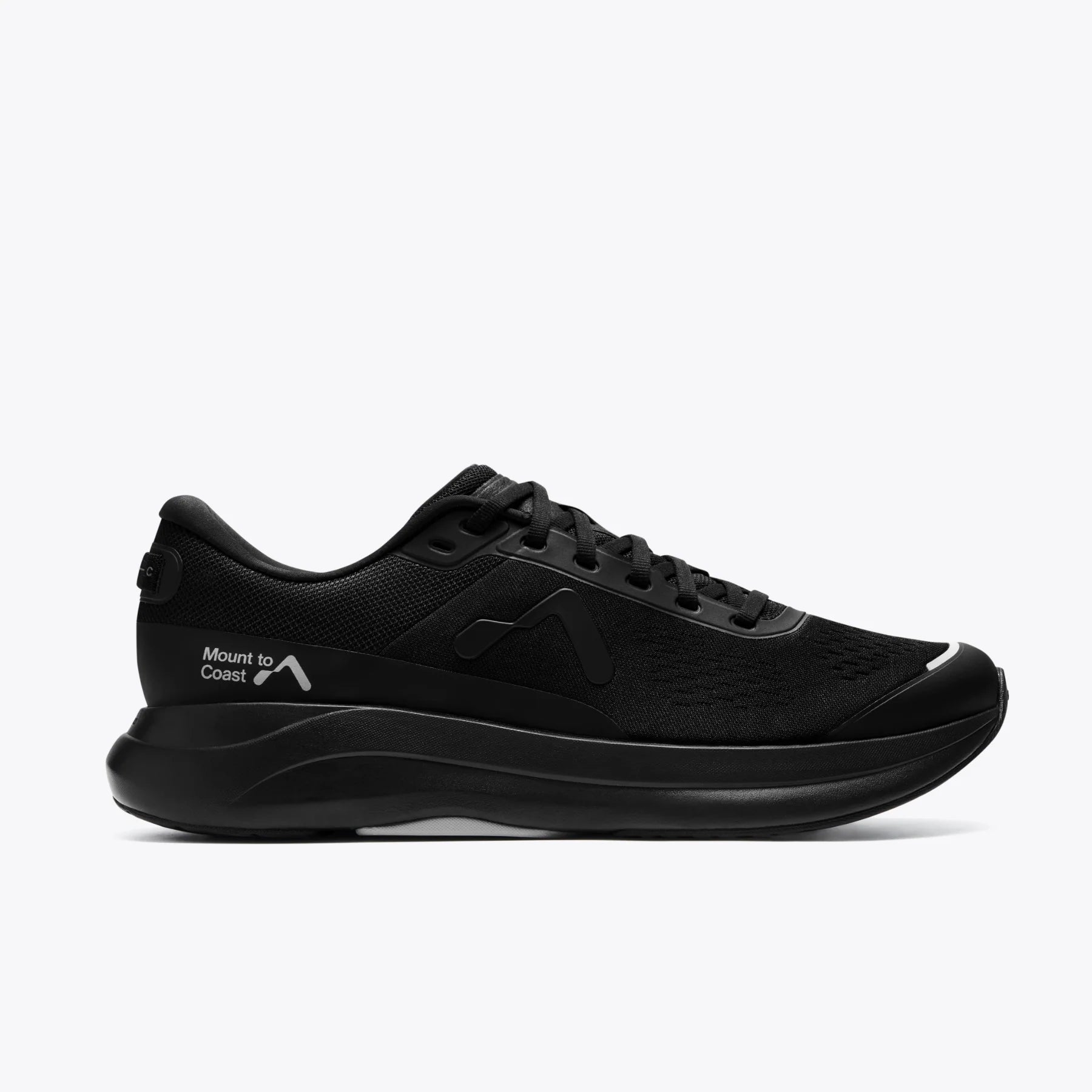 Mount to Coast black running shoe, performance footwear #Color_black