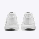 Mount to Coast white running shoes, back view #Color_white