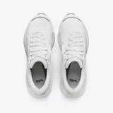 Mount to Coast white running shoes, overhead view, showcasing details #Color_white