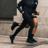 Runners in action wearing Mount to Coast gear and shoes #Color_black
