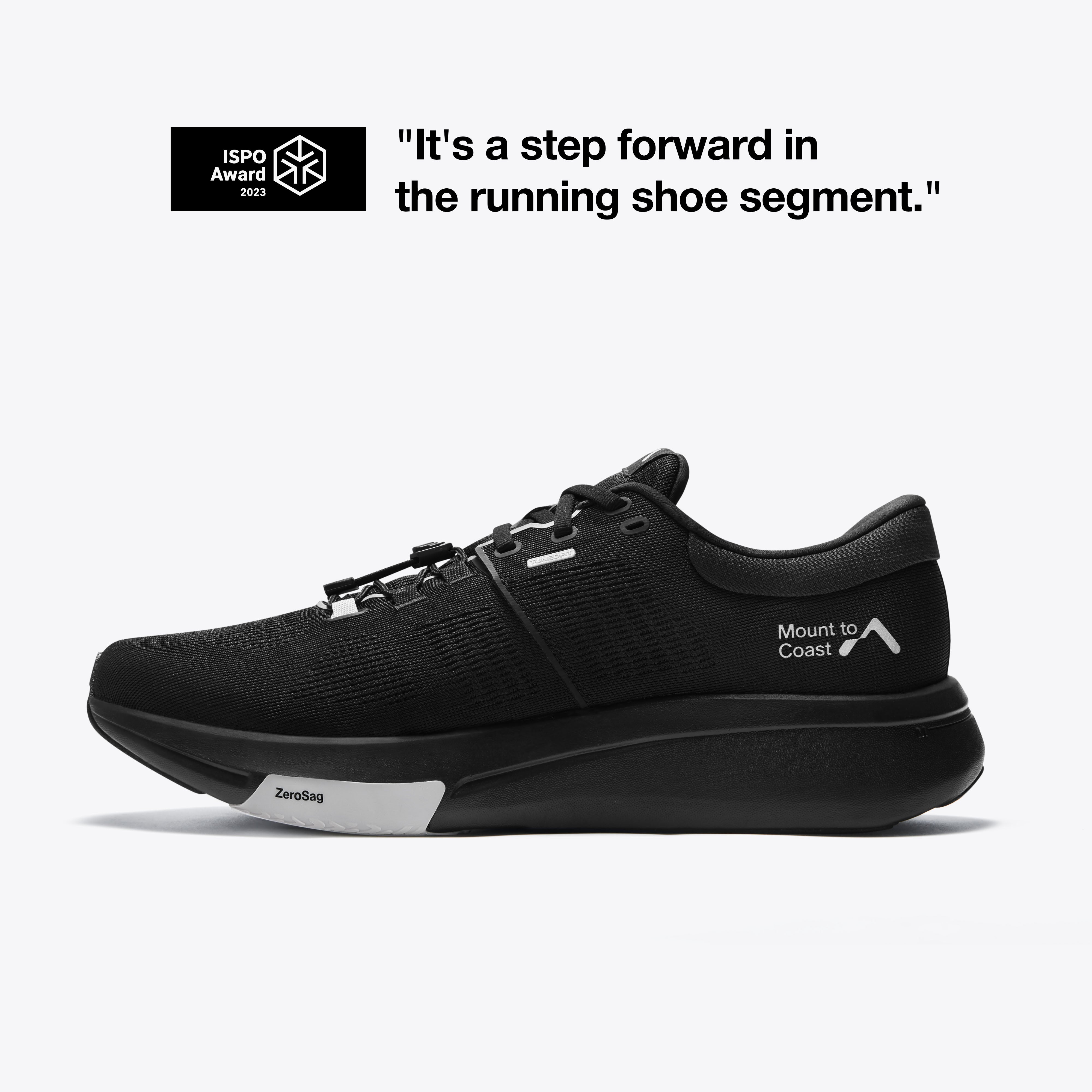 Mount to Coast R1 Running Shoe - Award Winning Innovation #Color_black