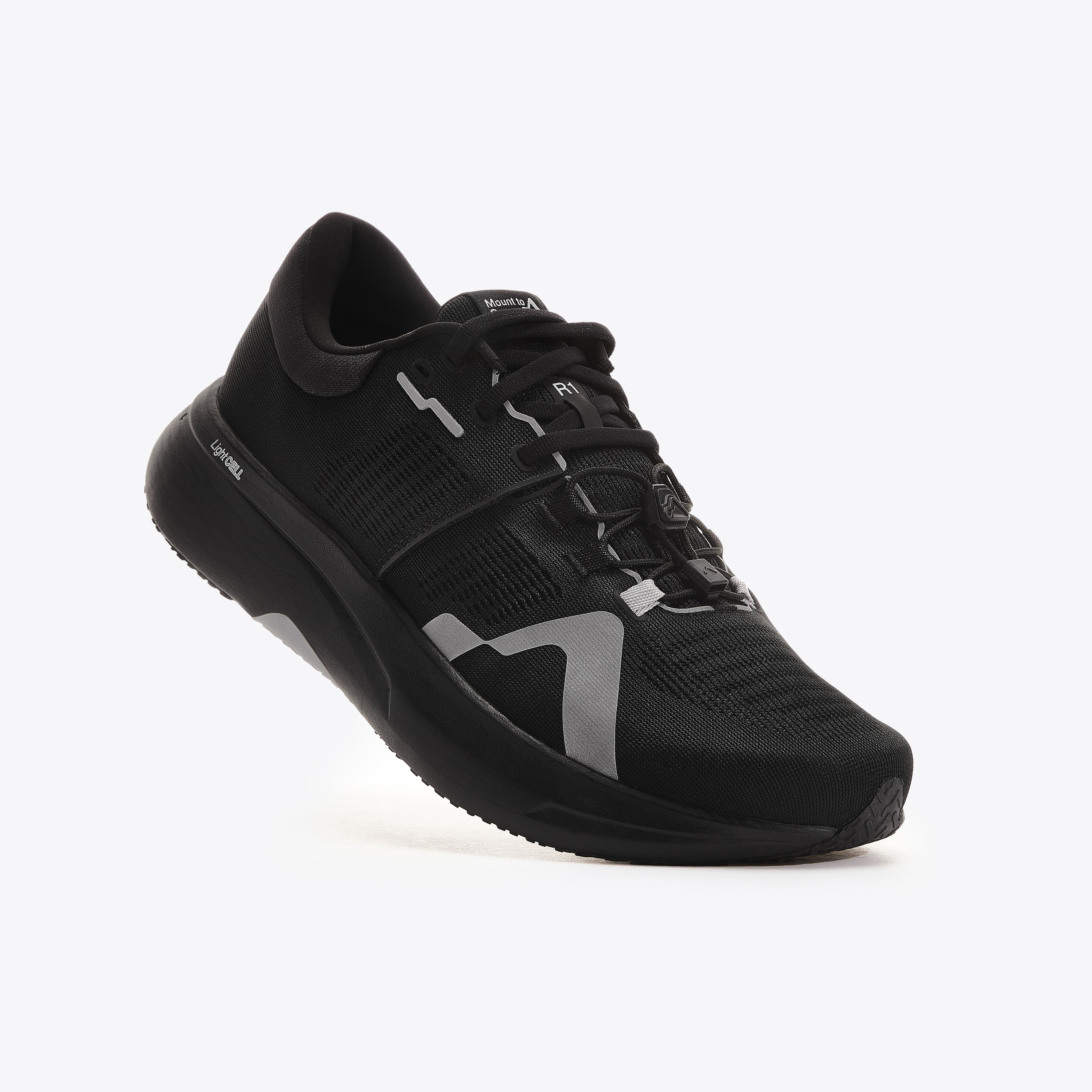 Mount to Coast R1 Black Running Shoe #Color_black