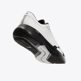 Mount to Coast R1 road running shoe, black and white design, LightCELL technology, for ultramarathons #Color_white|black