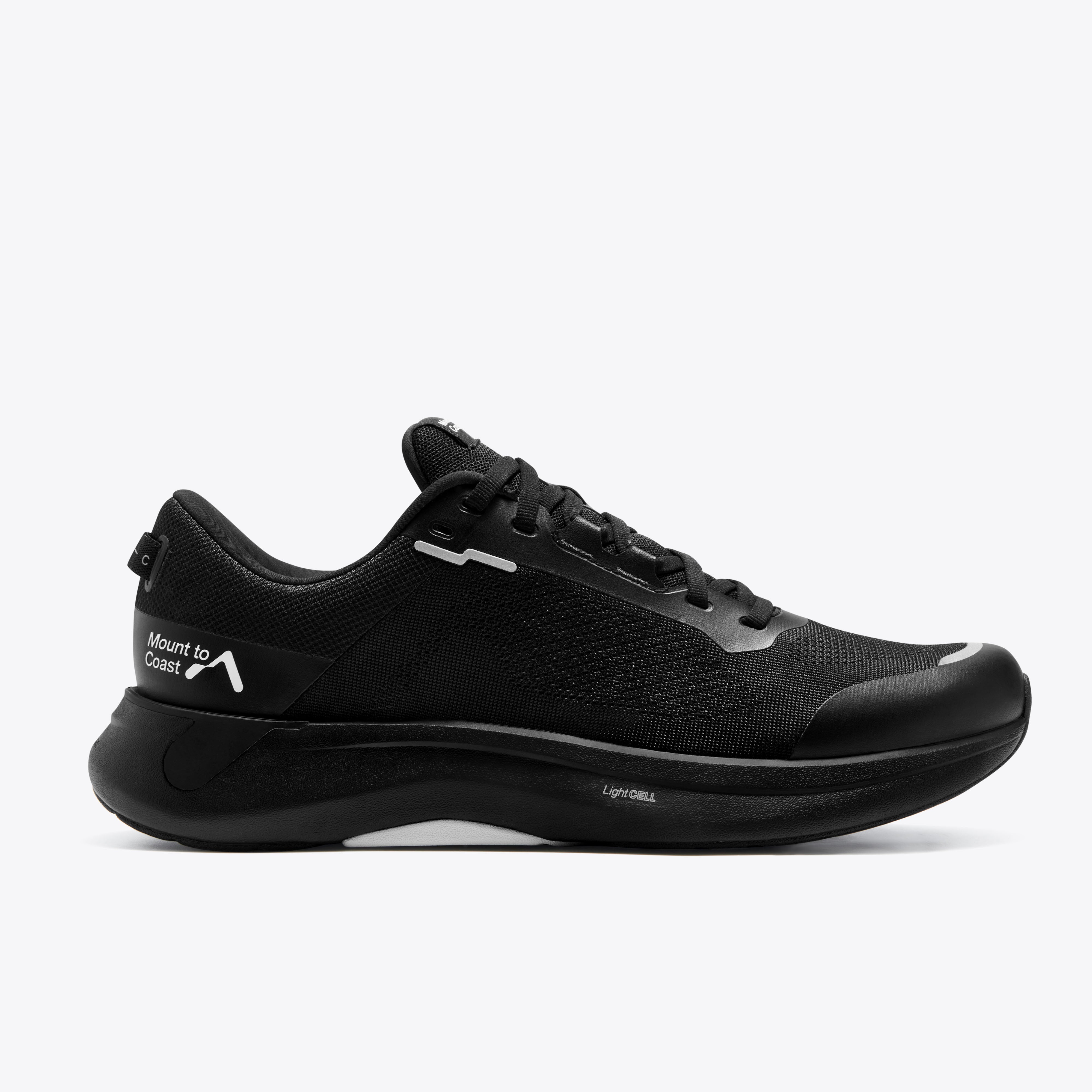 Mount to Coast S1 black running shoe #Color_black