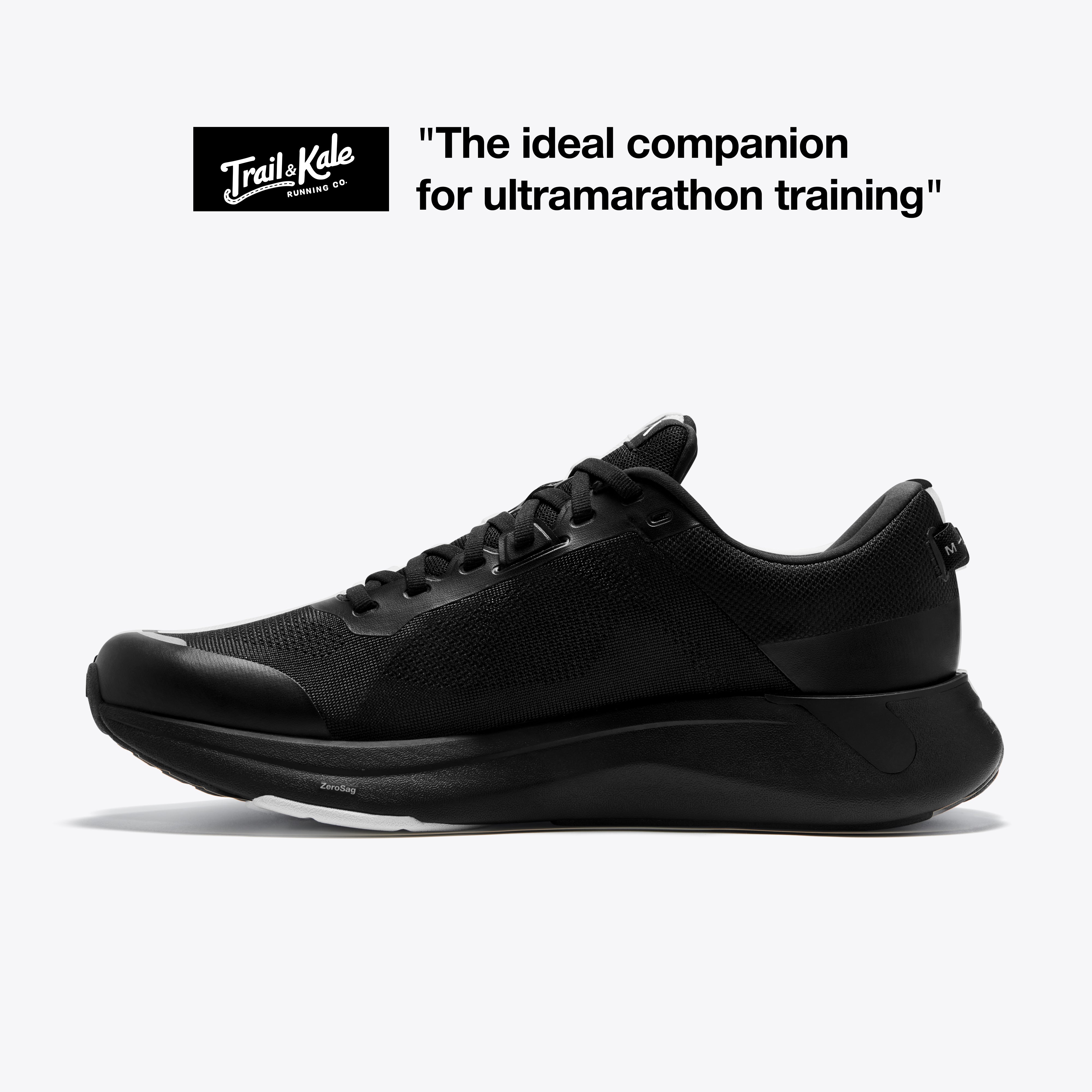 Mount to Coast S1 black running shoe for ultramarathon training #Color_black