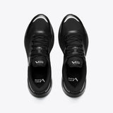 Mount to Coast S1 black running shoes, top view #Color_black