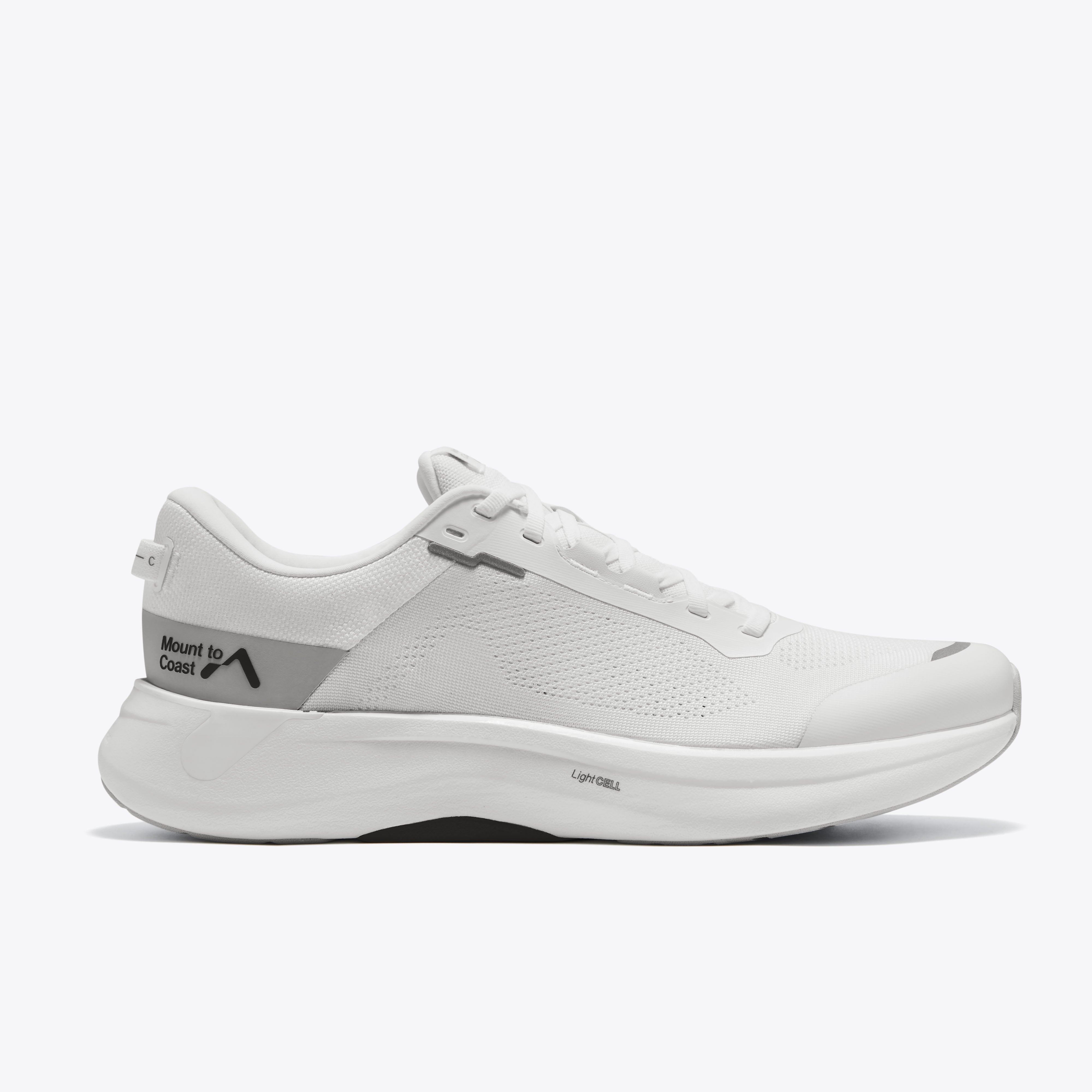 Mount to Coast S1 white running shoe for ultramarathon and urban athletes #Color_white