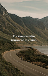 For runners who transcend distance.